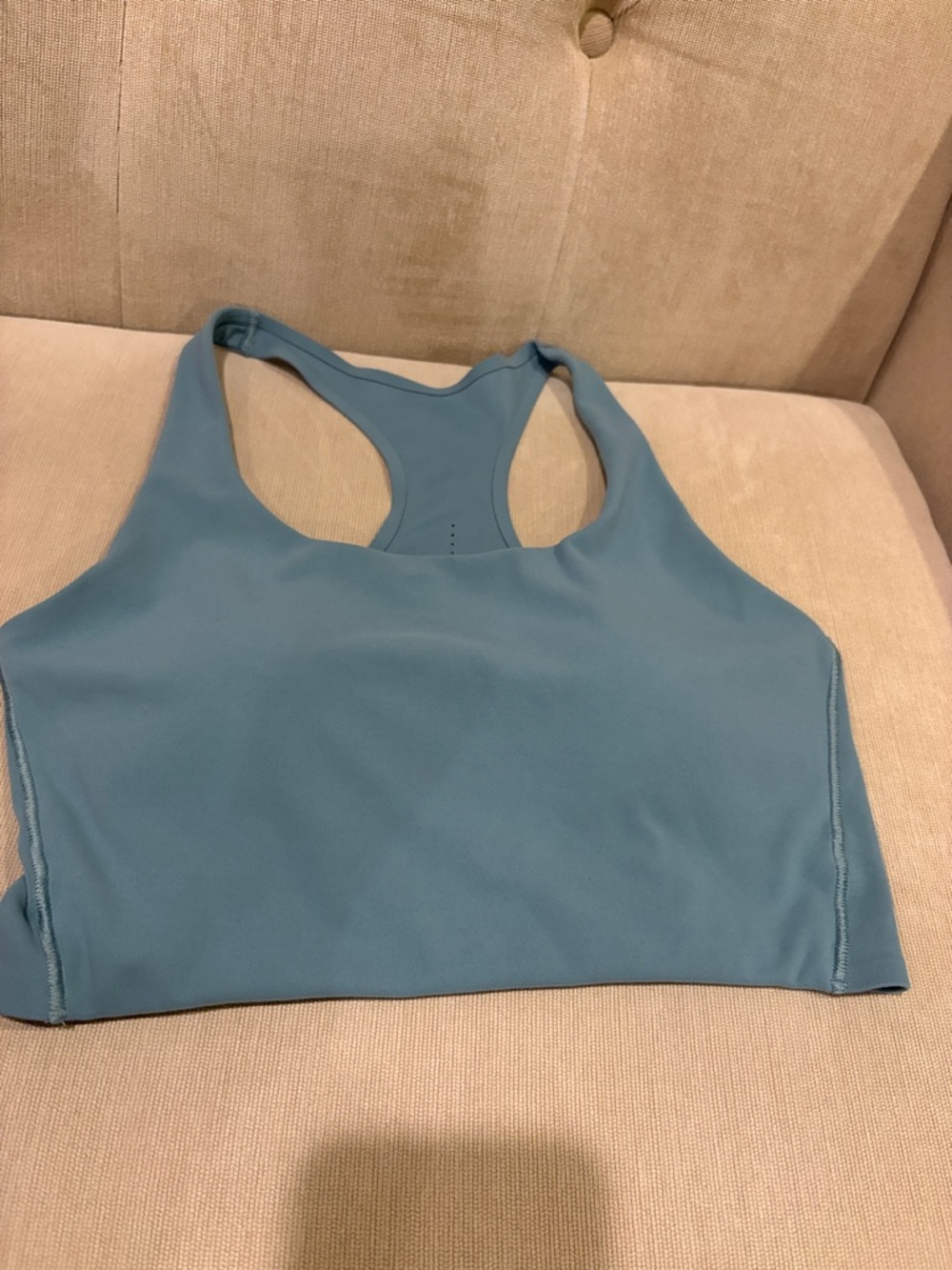 Uniqlo Racerback Sports Bra - Dusty Teal